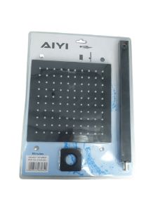 Picture of Shower Head Set Square 10" Black