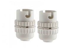 Picture of Lampholder Nylon Grip 10mm White Pack Of 2