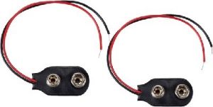 Picture of Battery Clip With Tail 9V Pack Of 5