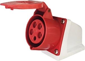 Picture of Socket Industrial 16a 5 Pin Ip44  Surface Mount
