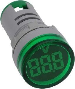 Picture of Pilot Light Voltmeter AC 15-500Vac Green
