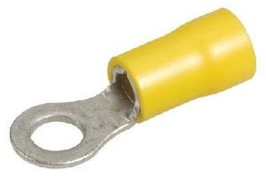 Picture of Lugs Insulated Yellow 4mm Yellow 8mm Ring pk20
