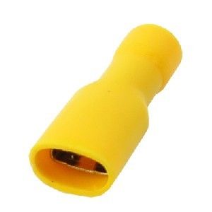 Picture of Lugs Insulated Fully4mm Yellow 6.3mm F/Discon pk20