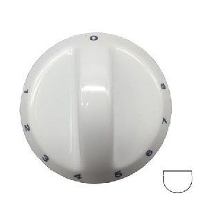 Picture of Knob Defy Stove Plate 0-8 6mm Wht