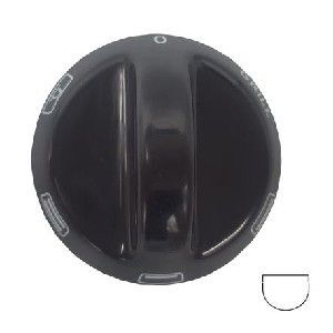 Picture of Knob Defy Oven Selector 6mm Blk DSS495