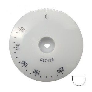 Picture of Knob Defy Stove Skirt 0-230 6mm Wht