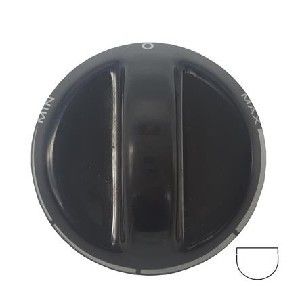 Picture of Knob Defy Stove 6mm Blk DSS491, DSS492
