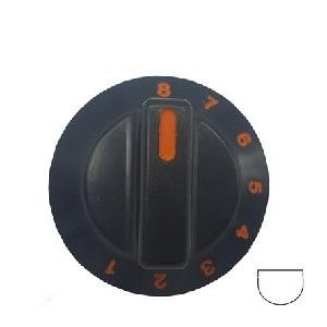 Picture of ***NLA*** Knob SO DY Plate 6mm 0-8 Blk