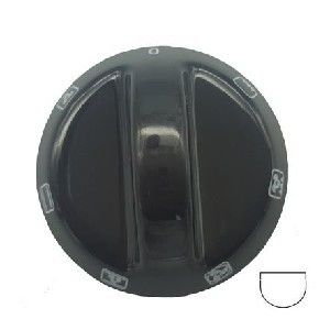 Picture of Knob DY Oven Selector 6mm Blk SLIMLINE 600, DBO338