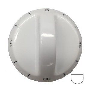 Picture of Knob Defy Stove Timer S.L/500 Ser.Wht  DBO305