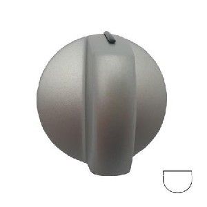 Picture of Knob Elba Stove Control Long Shaft 6mm Silver