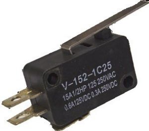 Picture of Microwave Microswitch Mini 3 Contact Short Lever
