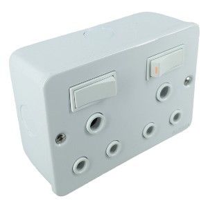 Picture of Industrial Socket Double 4x2 Ausma