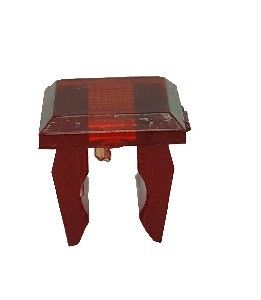Picture of Lens Clip-on Square Red