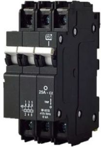 Picture of Cbi Mcb Dual Qa3 30a 3p 3Ka 13mm Curve 3