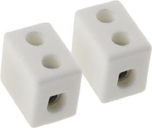 Picture of Connector Porcalain 15 Amp 1 Way Pack Of 2
