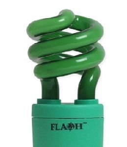 Picture of Flash 9w B22 Spiral Green