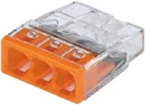 Picture of Wago 3 Way Push In Splicing Connector Pack Of 5
