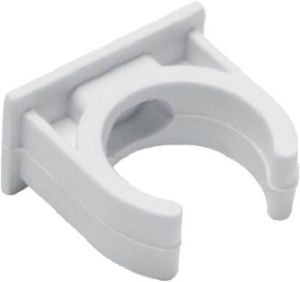 Picture of Holderbat PVC White Clip 40mm For Wastepipe PK2