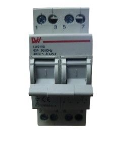 Picture of Change Over Switch 63a 2p Din Rail - LW219G