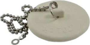 Picture of Basin Plug And Chain White Mts