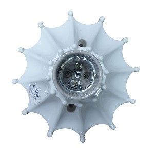 Picture of Lamp Holder E27 Base Mount White 110mm 12 Point