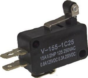 Picture of Microwave Microswitch Mini 3 Contact Roller Lever