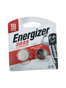 Picture of Batteries Lithium Coin 3V Energizer CR2025 Pk2
