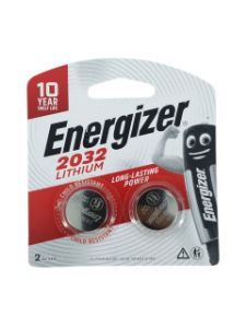 Picture of Batteries Lithium Coin 3V Energizer CR2032 Pk2
