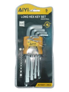 Picture of Allen Key Set Hex 9 Pce Long