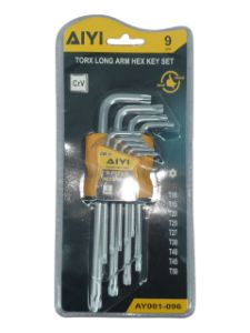 Picture of Allen Key Set Star 9 Pce Long Arm