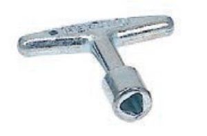 Picture of Panel Key 8mm Triangle Die Cast