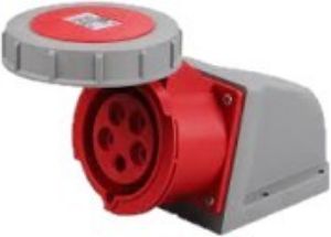 Picture of Socket Industrial 16a 5 Pin Ip67  Surface Mount
