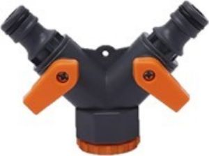 Picture of Hose Coupler 2 Way W/Shutoff Valve (23) (120)