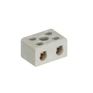 Picture of Connector Porcelain 15amp 2 Way Pack Of 2