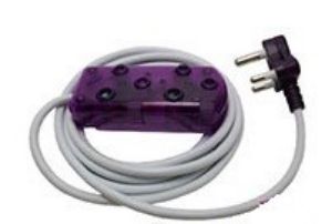 Picture of 5m Extension Cable 10A Side by Side Coupler-Purple