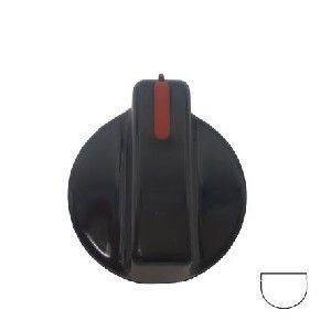 Picture of Knob Defy Stove Selector 6mm Blk/Red