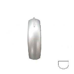 Picture of ***NLA*** Knob SO DY Long Shaft 6mm Blk/Silv