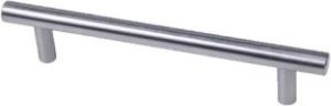 Picture of Handle Satin Chrome 192mm Mild Steel Bar
