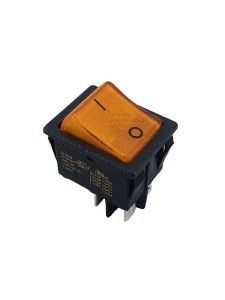 Picture of Switch Rocker Broad Single Amber 20A 2 Pole