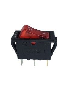 Picture of Switch Rocker Single Red 16A 1 Pole