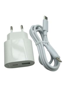 Picture of Charger Plug 2 Pin USB-A and USB-C 20w Ipad