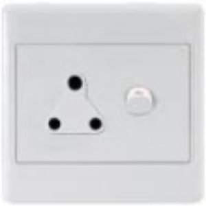 Picture of Pvc Socket White Single White 4x4