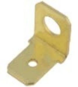Picture of Terminal Male Brass Non-Ins 6.3 x 0.8mm 90 Deg