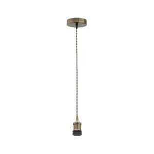 Picture of Pendant Cord Light Antique Bronze 60w